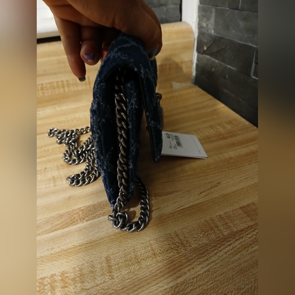 Kurt Geiger NWT Blue Quilted Crossbody Bag - Picture 6 of 9